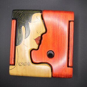 Organica decorative wooden trinket box